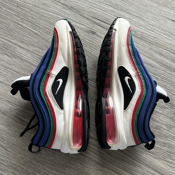 Nike Air Max 97 White Multicolored GS Size 6Y - Picture 8 of 8